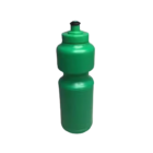 Promotional 750ml Screwtop Bottle, crafted from green plastic with a screw-on cap and spout, presented on a white background.