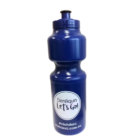 Explore our 750ml Screwtop Promotional Bottle, featuring Deniliquin Lets Go! in blue with #visitdeni and visitdeni.com.au, making it your ideal hydration partner for all adventures.