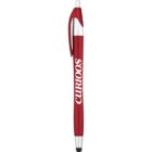 Red pen with CURIOOS in white text, featuring a stylus tip.