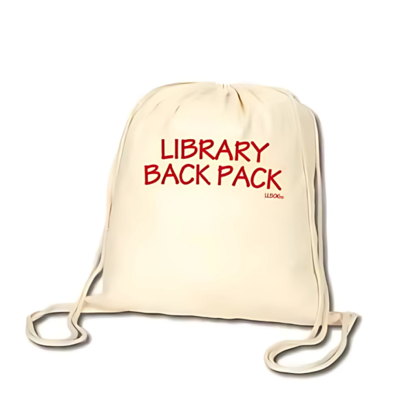 Calico Library BackPack Drawstring-200gsm Local