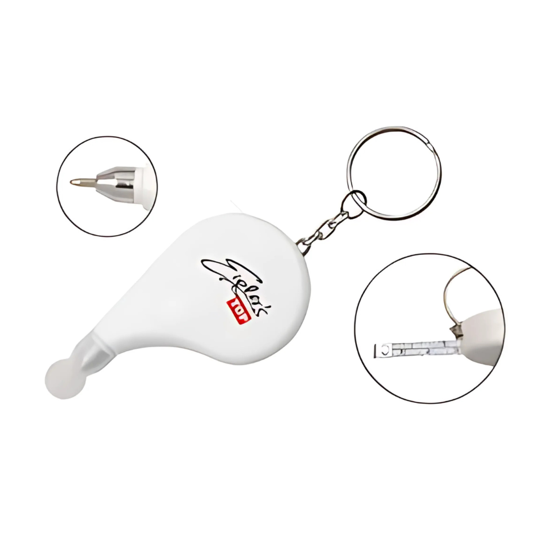 Corporate Branded Tape Measure Pen keychain—ideal choice for unique corporate gifts.