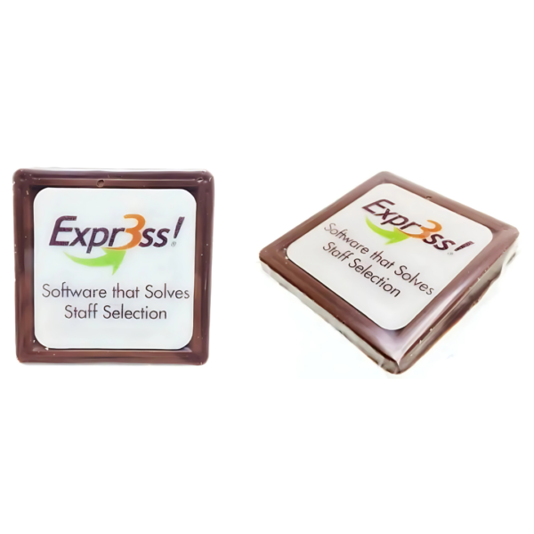 Corporate chocolates Colour Mini Square Cello