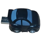 Customised Car Flash Drive: black with clear windows and visible wheels.