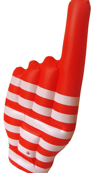 customised products inflatable hand Indent