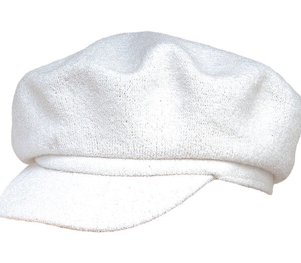 Cotton Unstructured newsboy cap with closed back_ Adult size
