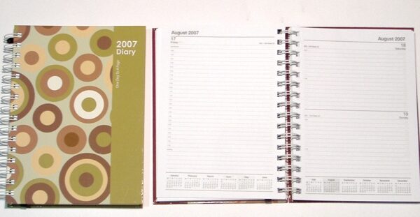 Hard Bound Promotional Fashion Diaries