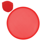 Fling Thing Folding Flyer: red collapsible frisbee with a matching pouch.