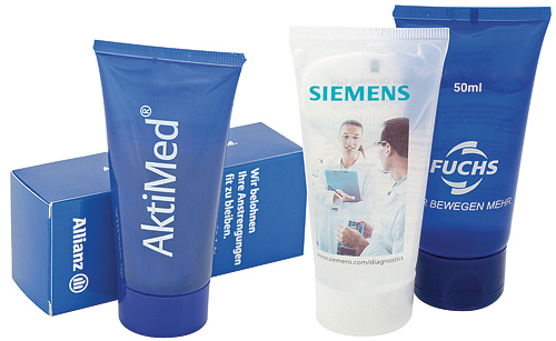 Custom Indent Lotion Tube Custom Logo