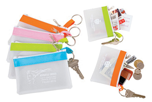 Frosted Key Pouch Promotional Gifts