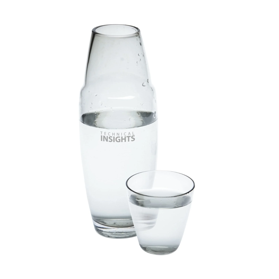 La Aqua Jug Set featuring Technical Insights logo.