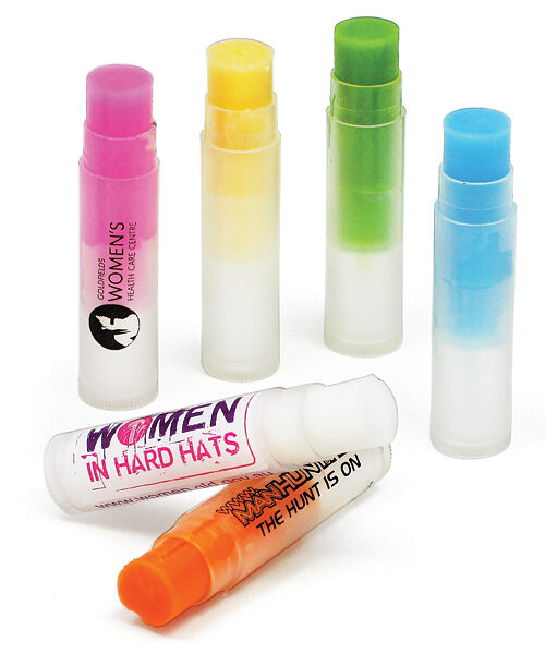 Branded Lip Balm Frosted Slimline