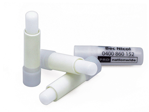 Personalised Lip Balm Frosted White