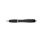 Best Seller: A Memo Pen in black and silver with a contoured grip on white.