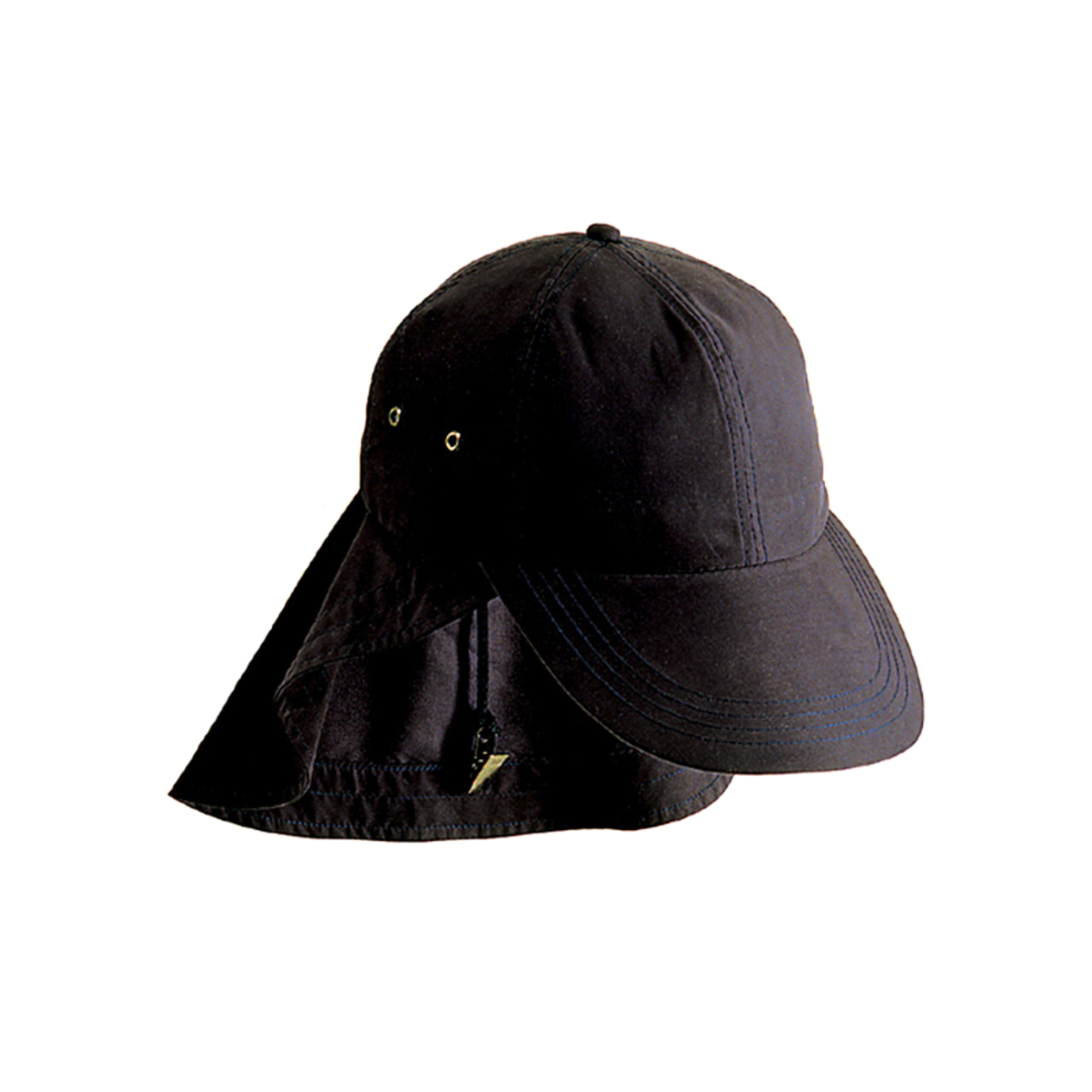 Surf Cap with neck flap for sun protection.