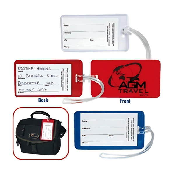 Monte Carlo Luggage Tag With Loop