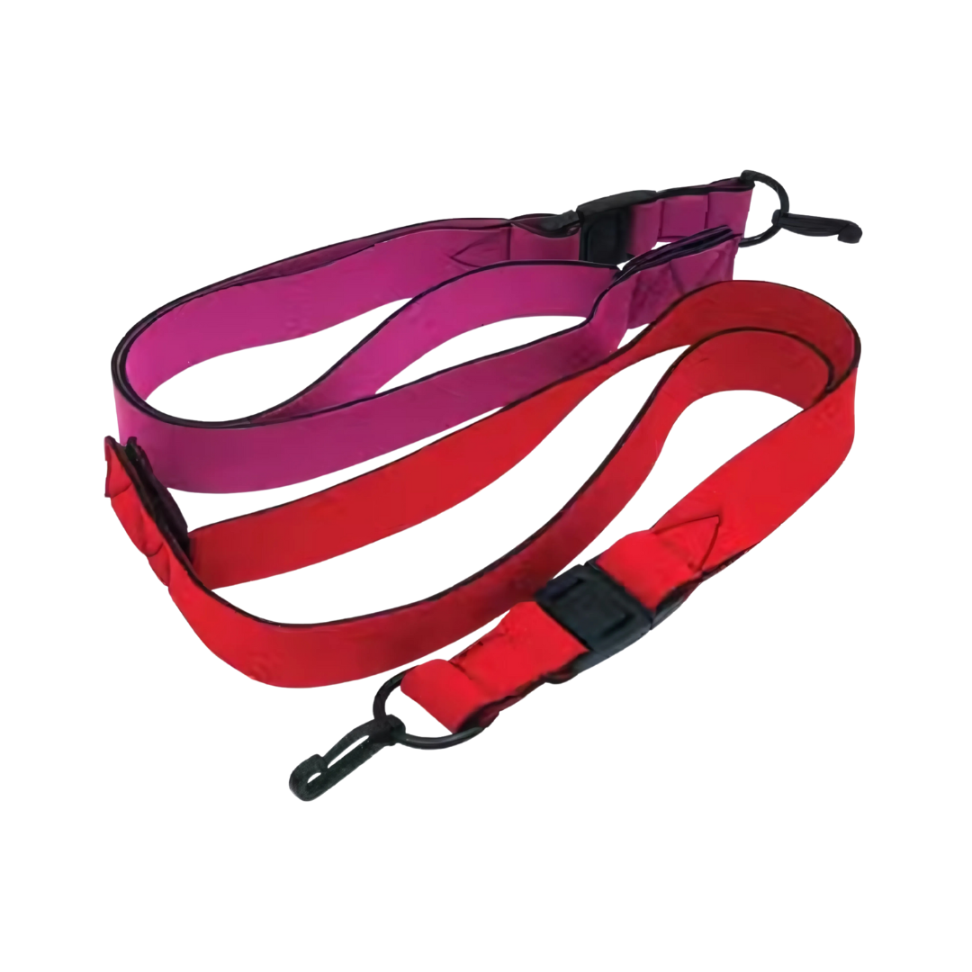 Promotional red and pink Neoprene Lanyards