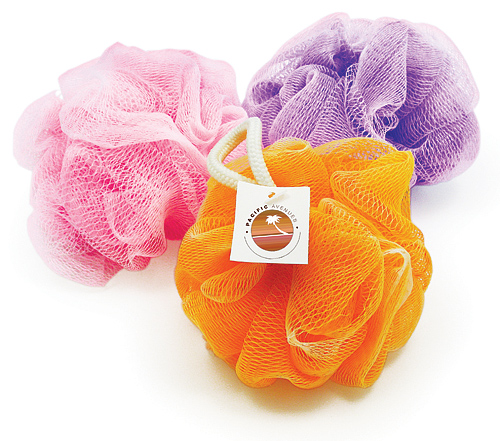 Pastel Shower Net Sponge Branded Gifts