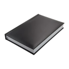 A closed Promo Diary Executive Luma Day-to-a-Page A5 black hardcover on a white background.