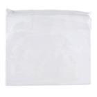 Empty PVC Organiser / Pencil Case on white background.