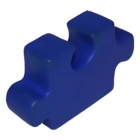 Blue foam piece, Stressball Shape Jigsaw Set: a relaxing jigsaw experience.
