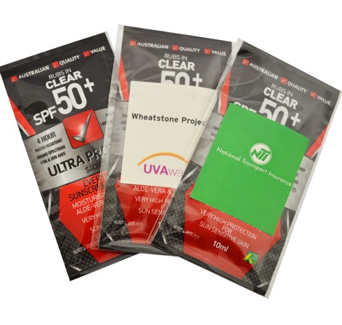 Event Merchandise Sunscreen Sachet
