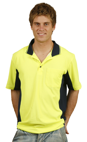Mens fashion TrueDry Safety apparel Polo.