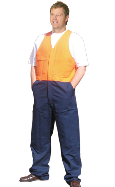 High visibility apparel cotton overalls - regular