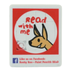 Tile Slide Puzzle Game with a kangaroo and Read with me text. Facebook info below.