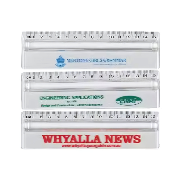 TRANSPARENT 15CM MAGNIFIER RULER