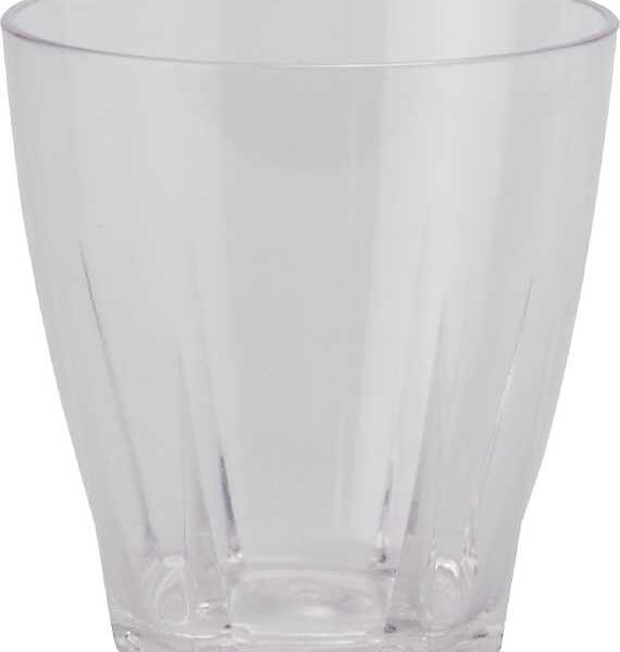 Plastic Whisky Base 230Ml tumbler on a white background.