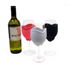 Pink, white, and black promotional Wine Glass Holders
