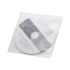 A CD labeled Narellan Pools Handover DVD in a transparent plastic sleeve, featuring contact information and a logo with an orange sun design.