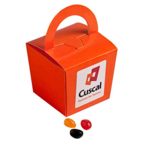 Branded Noodle Box filled with Jelly Beans