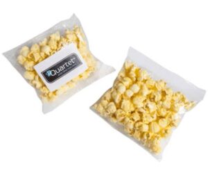Personalised Mini Bags Of Butter Popcorn