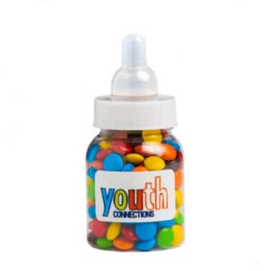 Mini M&M Filled Baby Bottle 50G