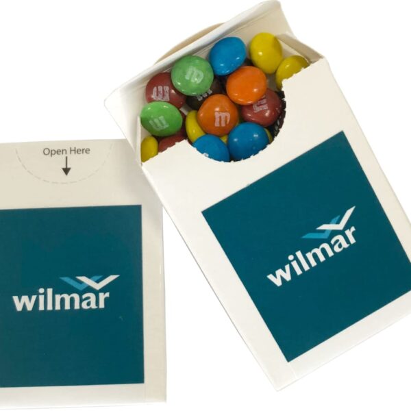 M&Ms in 25g Recyclable Promo Boxes