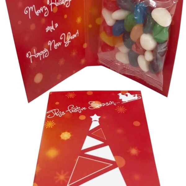 Full Colour Printed 25g Jelly Bean Cards