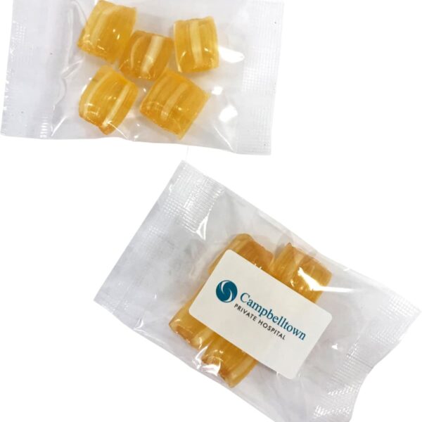 25g Eucalyptus Throat Lozenges With Branding