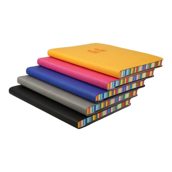 Edge A5 Rainbow Ruled Notebooks