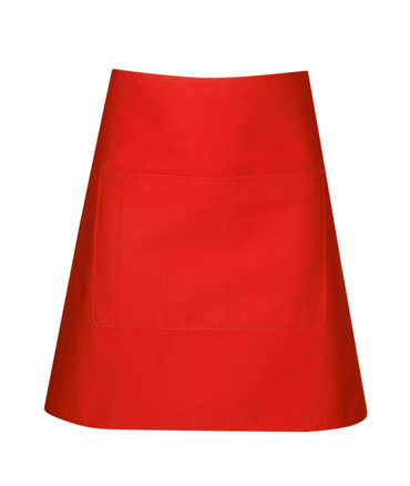 Half-Waisted Poly-Cotton Apron Above Knee