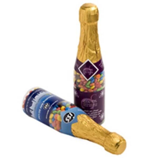 Printed Candy Champagne Bottle Mini M&M