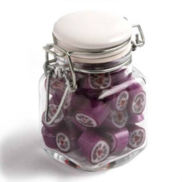 Rock Candy in Glass Jars