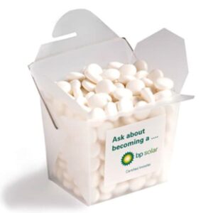 Frosty Noodle Box With Tradeshow Mints