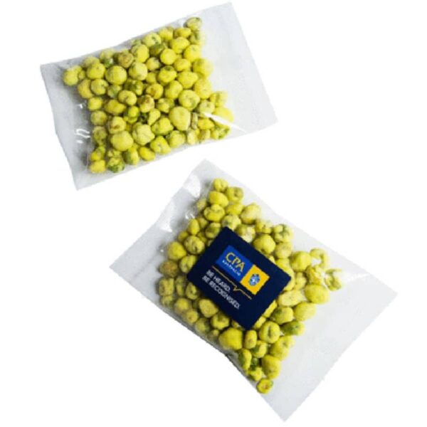 Branded Event Bags of Wasabi Peas 50g