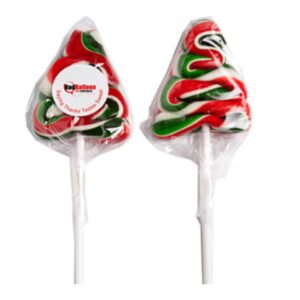 Logo Branded Christmas Tree Lollipops