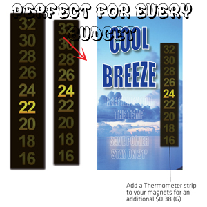 Custom Strip Thermometer