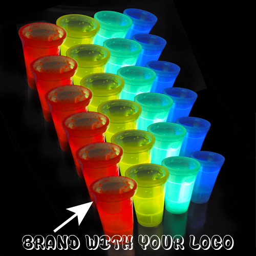Glowing Light Up Promotional Shot Glasses