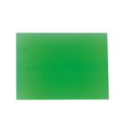 A flat green card like an Assorted Fluro Rectangular Eraser.