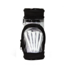 Event Printed Mini Golf Set includes a zippered pouch with white tees and black trim.