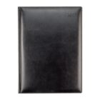 Cumberland Fast Printed Custom Diaries—2017 black leather planner with a plain cover.
